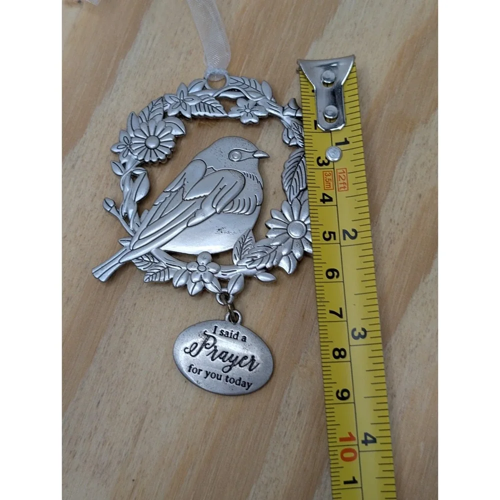 Ganz I Said A Prayer For You Today Bird In Wreath‎ Ornament Holiday Funeral...